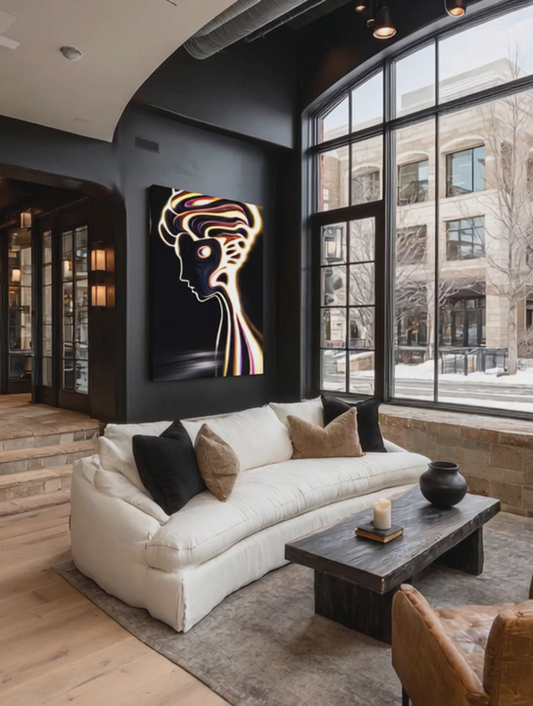 Neon Resonance – Surreal Psychedelic Pop Wall Art 508