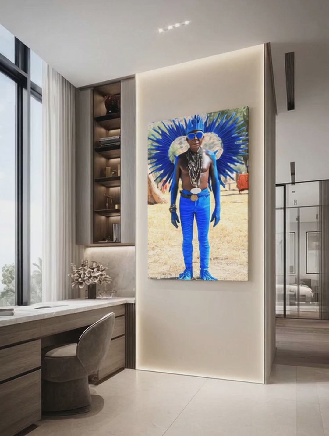 High-Fashion Figure – Surreal Fashion Wall Art 013