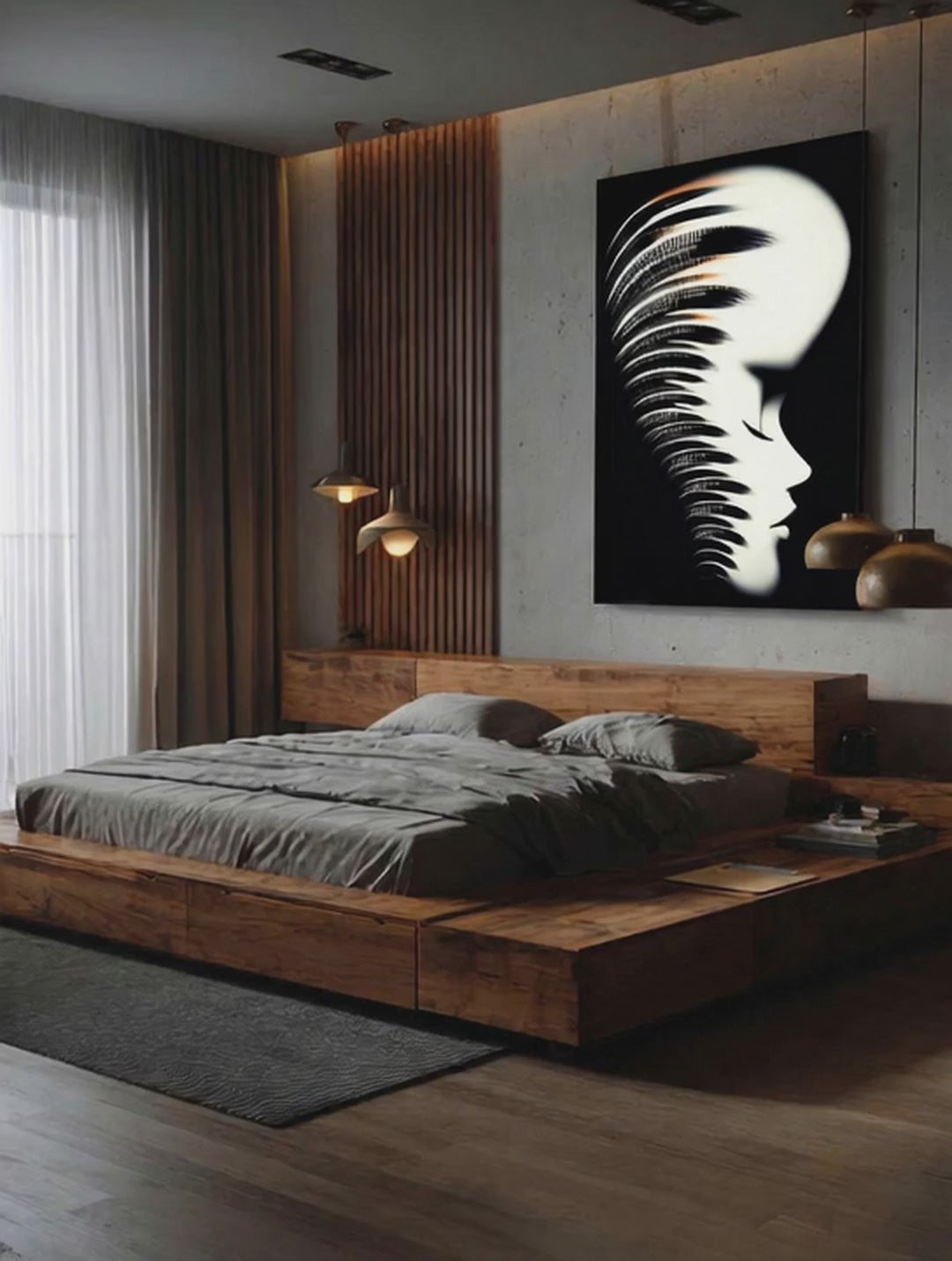 Luminous Frequency – Surreal Ethereal Portrait Wall Art 532