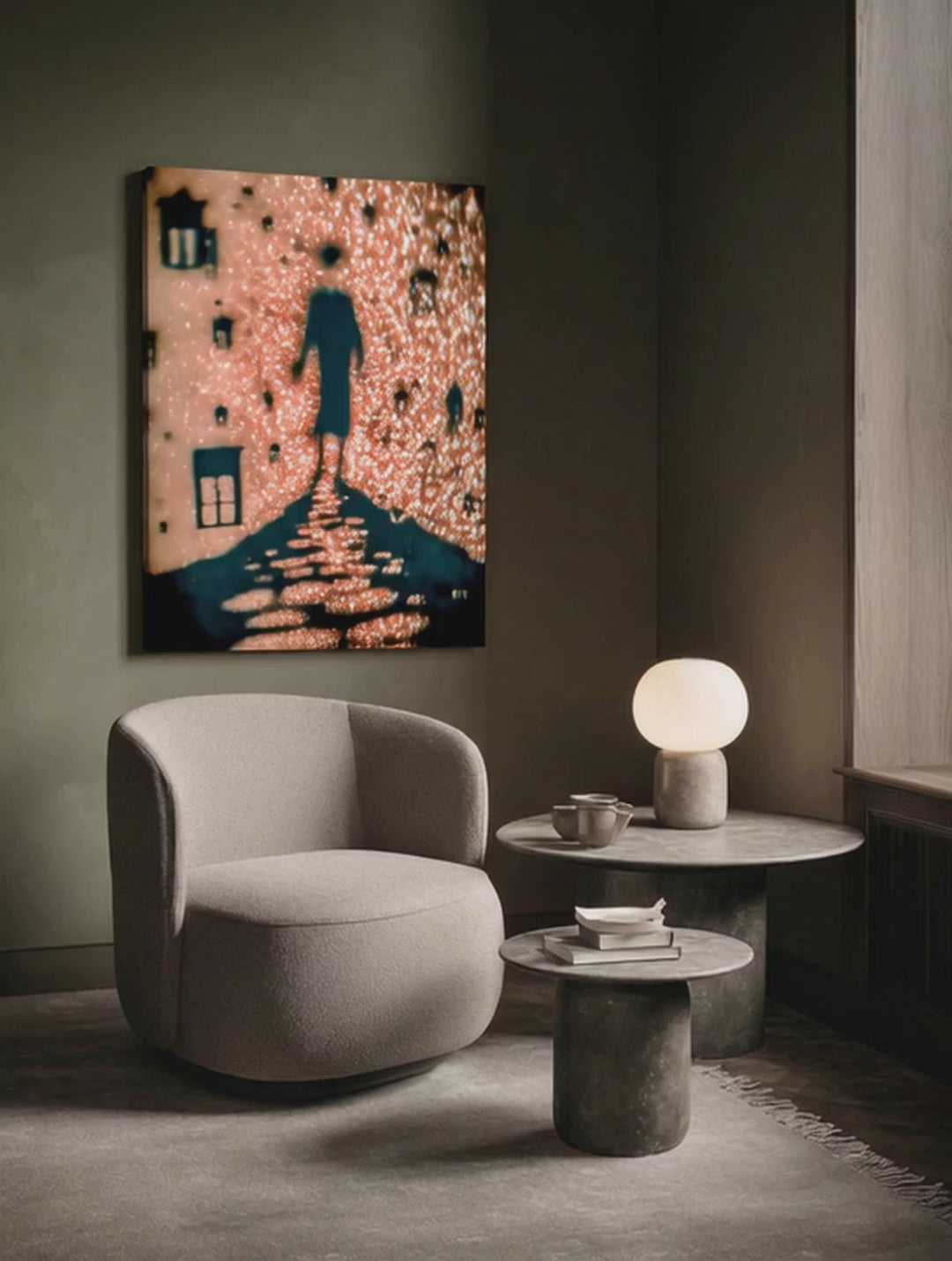 Glitter Shadow – Surreal Urban Scale Wall Art 579