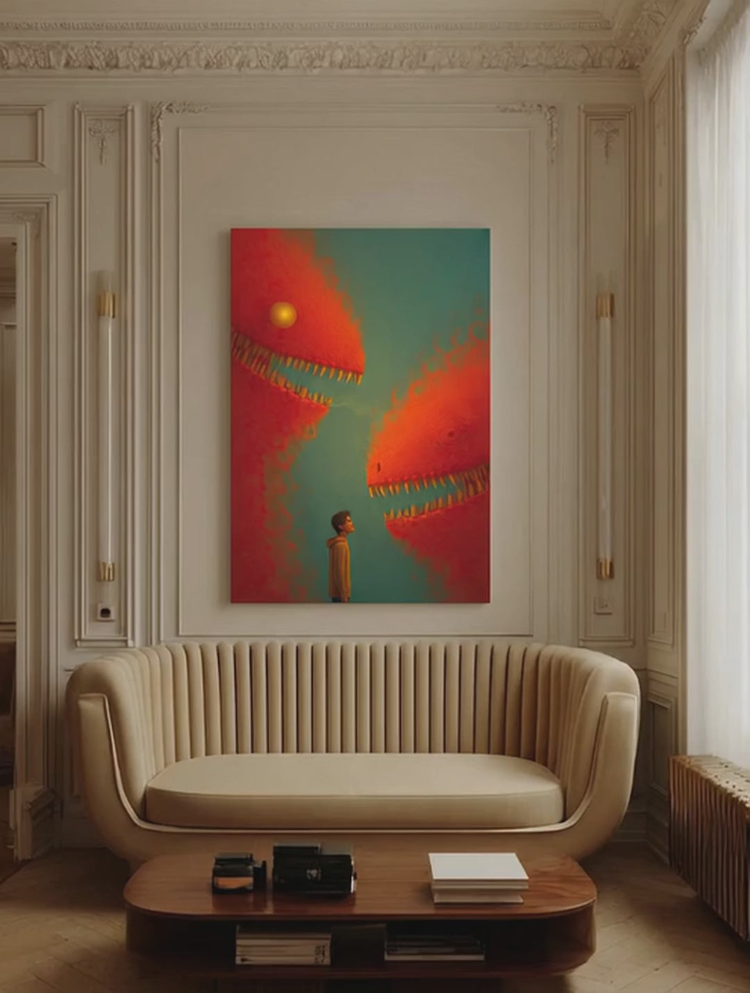 Whimsical Encounter – Surreal Whimsical Wall Art 003