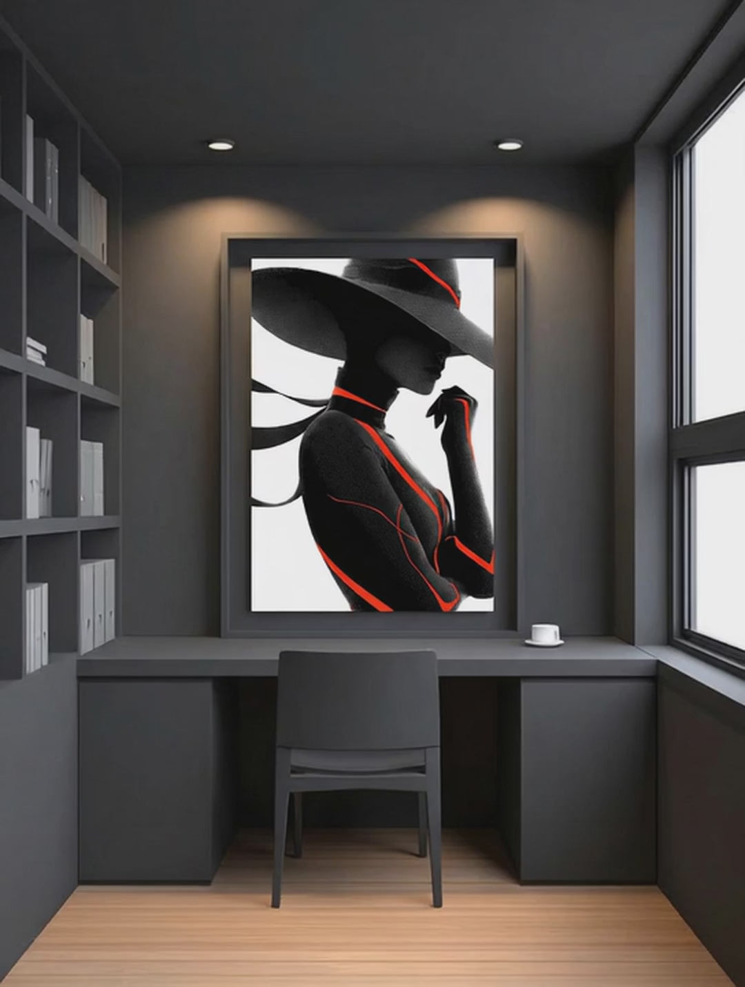 Graphic Fashion Illustration – Surreal Fashion Wall Art 072