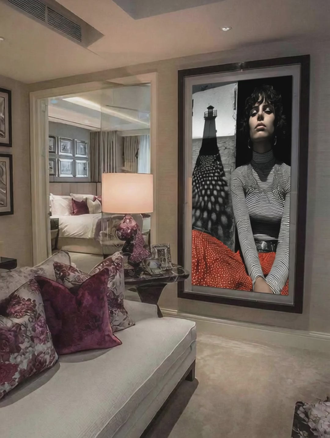 Modern Portrait Collage – Surreal Collage Wall Art 060