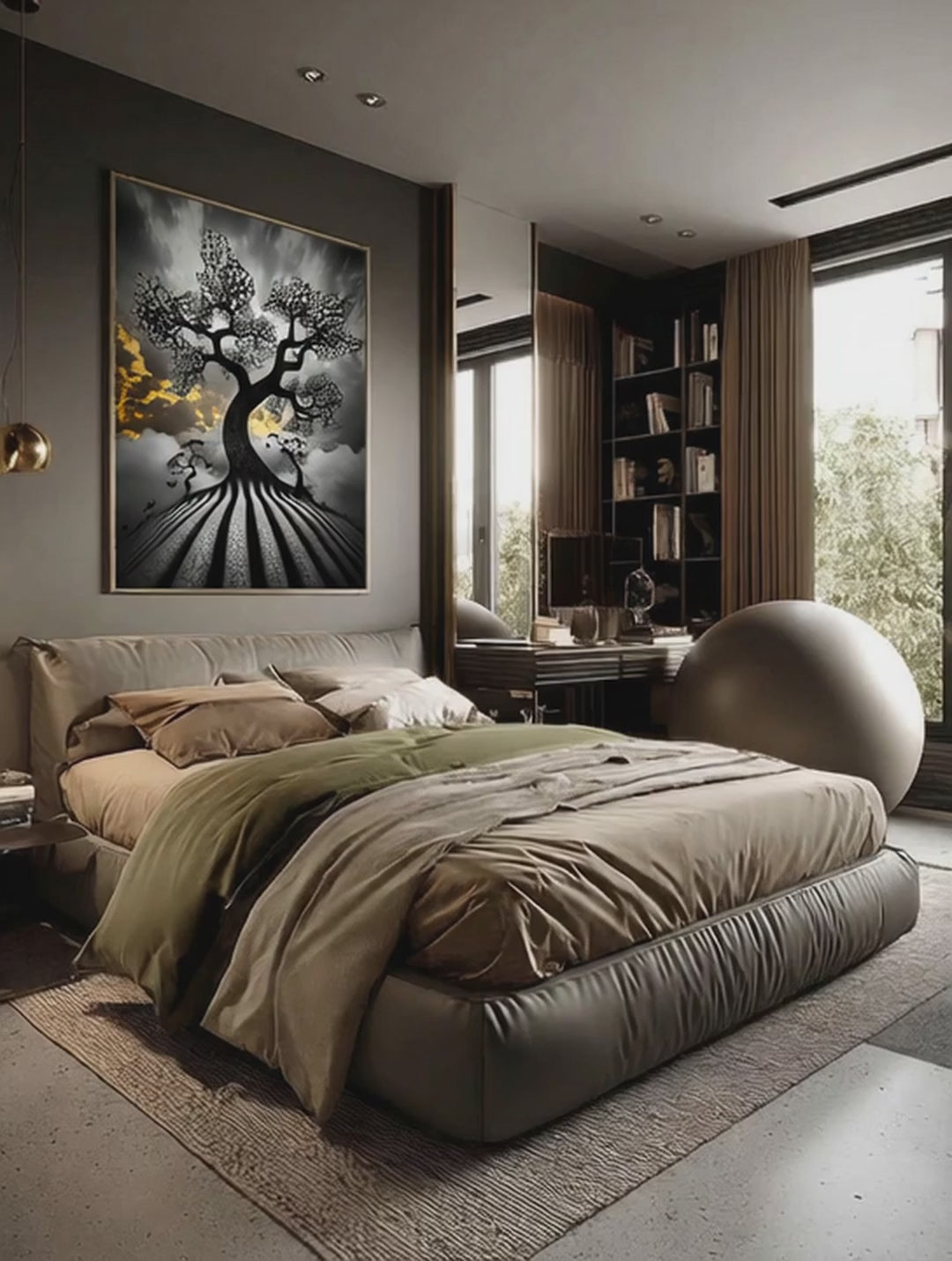 Ethereal Root – Surreal Abstract Tree Wall Art 540